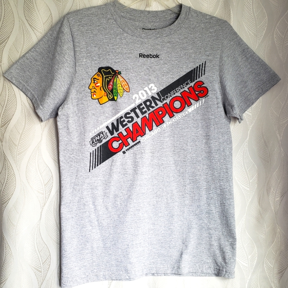 Blackhawks 2013 Western Champion Short Sleeve Tee